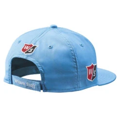 Wilson Staff Golf Flat Brim Tour Caps - Assorted Colors -Golf Club Sales Flat Brim Blue 2