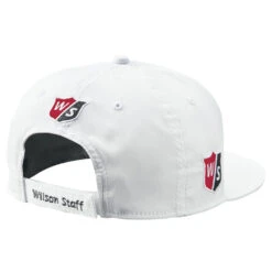 Wilson Staff Golf Flat Brim Tour Caps - Assorted Colors -Golf Club Sales Flat Brim White 2
