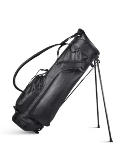 Sun Mountain Golf Leather Carry Stand Bag -Golf Club Sales G823281LeatherStandBlack
