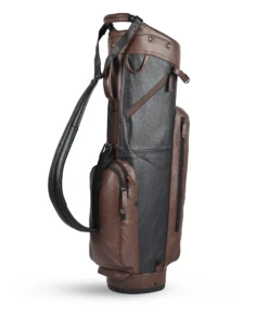 Sun Mountain Golf Leather Cart Bag 18 Sun Mountain Golf Leather Cart Bag -Golf Club Sales G823526LeatherCartBlack Brown
