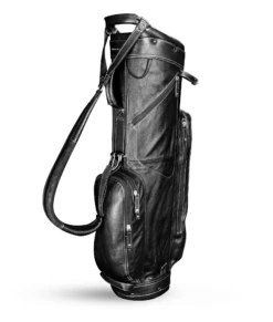 Sun Mountain Golf Leather Cart Bag 16 Sun Mountain Golf Leather Cart Bag -Golf Club Sales G823540LeatherCartBlack White