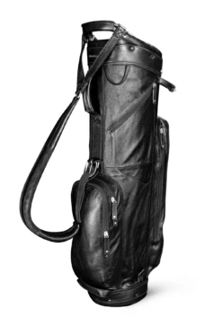 Sun Mountain Golf Leather Cart Bag 17 Sun Mountain Golf Leather Cart Bag -Golf Club Sales G823557LeatherCartBlack