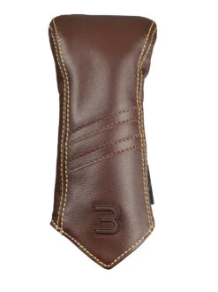 Sun Mountain Golf Leather Head Covers -Golf Club Sales G823724Brown KhakiStripe3