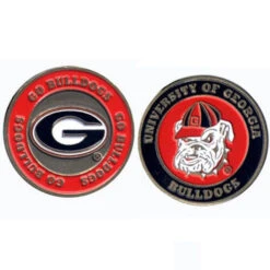 NCAA Double Sided Collegiate Golf Ball Marker Coins -Golf Club Sales Georgia