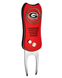Team Golf Retractable Switchblade Switchfix Divot Tool Ball Marker - NCAA -Golf Club Sales Georgia Bulldogs Switchfix 44448 115