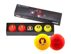 Volvik Marvel Limited Edition Marvel Golf Ball Gift Packs -Golf Club Sales Gift Pack 2.0 Iron Man