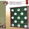 Wooden Golf Ball Display Cabinet 25 Golf Balls -Golf Club Sales Golf Ball Display 25 golf balls 2
