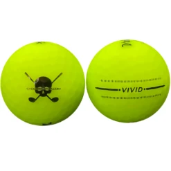 CaddiesShack Custom Jolly Rogers Skull & Crossbones Volvik Vivid Matte Golf Balls -Golf Club Sales GreenVivid