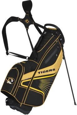 NCAA Collegiate The Gridiron III Team Effort Stand Bag -Golf Club Sales Gridiron III Stand Bag Missouri Tigers
