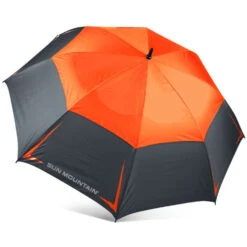 Sun Mountain Golf 68" Manual Umbrella -Golf Club Sales Gunmetal Inferno