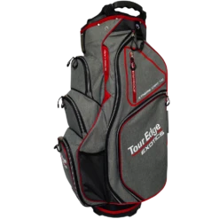 Tour Edge Xtreme 7.0 Cart Bag -Golf Club Sales Heather Red WhiteCart