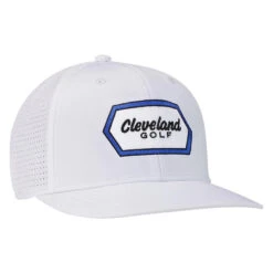 Cleveland Hexagon Patch Golf Hat -Golf Club Sales HexagonPatch White0