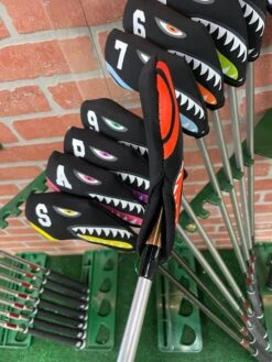 Shark Bite Neoprene Iron Head Covers Set -Golf Club Sales IMG 2814