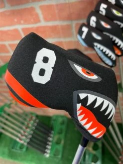 Shark Bite Neoprene Iron Head Covers Set -Golf Club Sales IMG 2815