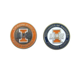 NCAA Double Sided Collegiate Golf Ball Marker Coins -Golf Club Sales Illinois