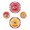 WinCraft NFL Ball Marker Set -Golf Club Sales KCChiefsSBBallMarkerSet