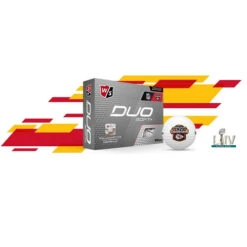 Wilson Staff Duo Soft NFL Team Licensed Golf Balls -Golf Club Sales Kansas City Chiefs Super Bowl LIV Champs