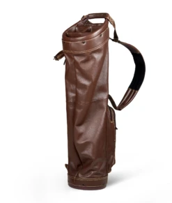 Sun Mountain Golf Leather Sunday Carry Bag -Golf Club Sales LeatherSundayBrown KhakiAlt