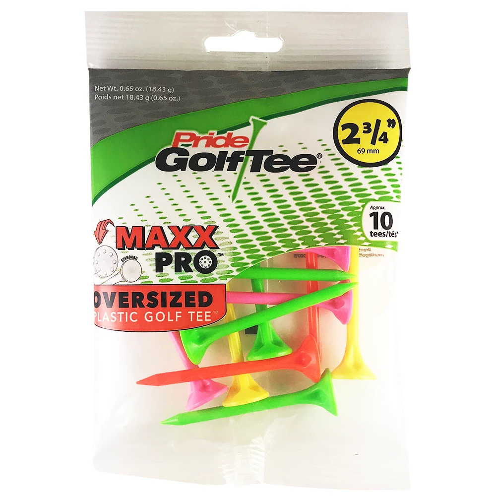 Pride MaxxPro Oversized Plastic Golf Tees 4 Pride MaxxPro Oversized Plastic Golf Tees - Image 2
