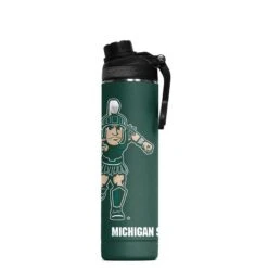 Orca NCAA Mascot 22 Ounce Hydra Hot Cold Bottle -Golf Club Sales MichiganState H22MSMCS Hydra22 Mascot Green Solo 800x a176318c b7ca 4c53 95a0 b71ec376c717
