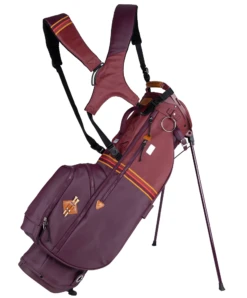 Sun Mountain 2023 Sonnenalp Mid-Stripe Dual Strap Stand Bag -Golf Club Sales N230130 port brick gold