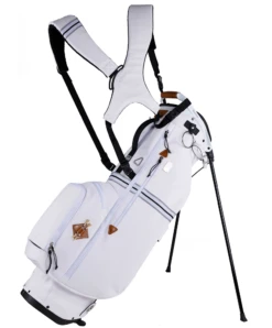 Sun Mountain 2023 Sonnenalp Mid-Stripe Dual Strap Stand Bag -Golf Club Sales N230133 white