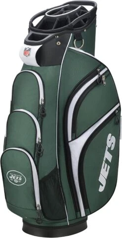 WIlson NFL Licensed Xtra Golf Cart Bags (Previous Model) -Golf Club Sales NewYorkJetsCartBag