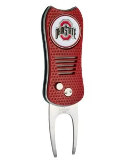 Team Golf Retractable Switchblade Switchfix Divot Tool Ball Marker - NCAA -Golf Club Sales OhioState Buckeyes Switchfix 44448 142