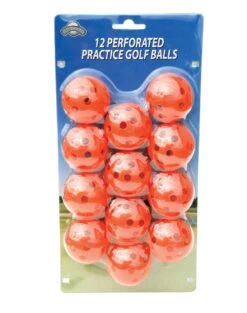 OnCourse Golf Perforated Practice Golf Balls -Golf Club Sales OnCourse Perferated Golf Balls 13061