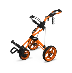 Clicgear Golf 3-Wheel Rovic Junior Push Cart Model RV3J -Golf Club Sales Orange