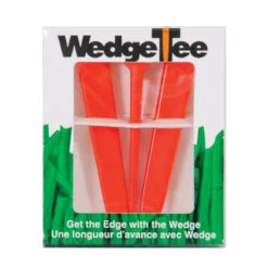 Wedge Tees Golf Tee, Divot Repair & Groove Cleaner Combo -Golf Club Sales Orange Pack