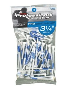 Pride Professional Tee System ProLength Golf Tees -Golf Club Sales PTS ProLength Blue 75