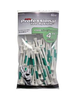Pride Professional Tee System ProLength Golf Tees -Golf Club Sales PTS ProLength Green 50