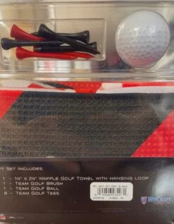 WinCraft NFL Waffle Golf Gift Set -Golf Club Sales PackagingHERO1