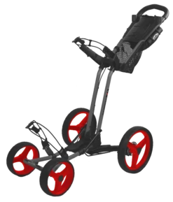 Sun Mountain Pathfinder PX4 Golf Push Carts -Golf Club Sales Pathfinder4MagneticGray Red