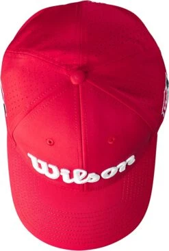 Wilson Performance Mesh Hat -Golf Club Sales PerformanceMesh 2023 Red 3
