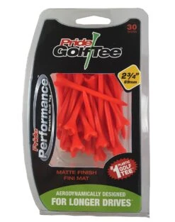 Pride Performance Matte Finish Golf Tees -Golf Club Sales Pride Performance Matte 234 Orange 30ct 87990