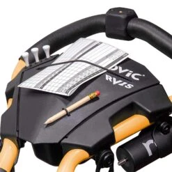 Clicgear Golf 3-Wheel Rovic Swivel Push Cart Model RV1s -Golf Club Sales RV1S Peach 2