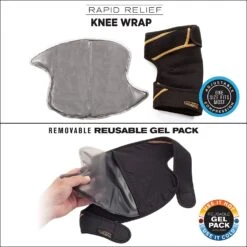 Copper Fit Rapid Relief Knee Wrap -Golf Club Sales RapidReliefKnee 4