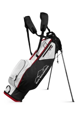 Sun Mountain Golf 2022 UltraLight 2.5+ 4-Way Stand Carry Bag 23 Sun Mountain Golf 2022 UltraLight 2.5+ 4-Way Stand Carry Bag -Golf Club Sales SM25Black White Red