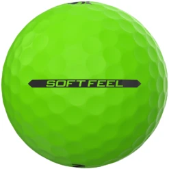 Srixon Soft Feel Brite Matte Color Golf Balls -Golf Club Sales SOFTFEEL13BRITEGREEN SIDEMARK