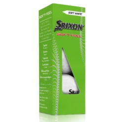 Srixon Soft Feel Golf Balls -Golf Club Sales SOFTFEEL13Sleeve PureWhite FLIP reflection