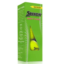 Srixon Soft Feel Golf Balls -Golf Club Sales SOFTFEEL13Sleeve TourYellow FLIP reflection