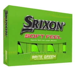 Srixon Soft Feel Brite Matte Color Golf Balls -Golf Club Sales SOFTFEELBriteGreen13 Package FLIP