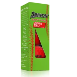 Srixon Soft Feel Brite Matte Color Golf Balls -Golf Club Sales SOFTFEELBriteRed13 Sleeve FLIP reflection