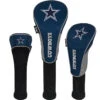 NFL 3 Pack Headcover Set - Team Effort -Golf Club Sales SetofThree DallasCowboys