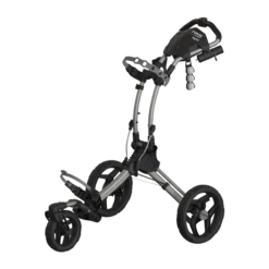 Clicgear Golf 3-Wheel Rovic Swivel Push Cart Model RV1s -Golf Club Sales Silver