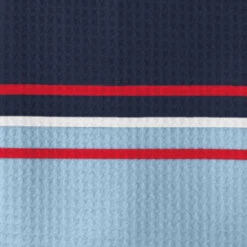 Sun Mountain Sonnenalp Mid-Stripe Golf Towel -Golf Club Sales Sonnenalp TOWELFROSTNAVYREDcopy