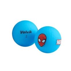Volvik Marvel Character Golf Ball 4 Pack -Golf Club Sales Spider Man Ball