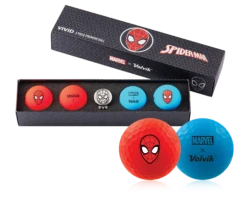 Volvik Marvel Limited Edition Marvel Golf Ball Gift Packs -Golf Club Sales Spider Man Box